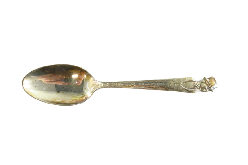 Charlie McCarthy Vintage Collectible Spoon Duchess Silver Plate 6"