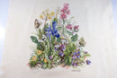 Medium Finished Needlepoint with Flower Arrangement & Butterfly C2003 product image for Just Stuff I Sell, clear front view, neutral background, original listing photo, optimized descriptive alt text, centered composition variant 2