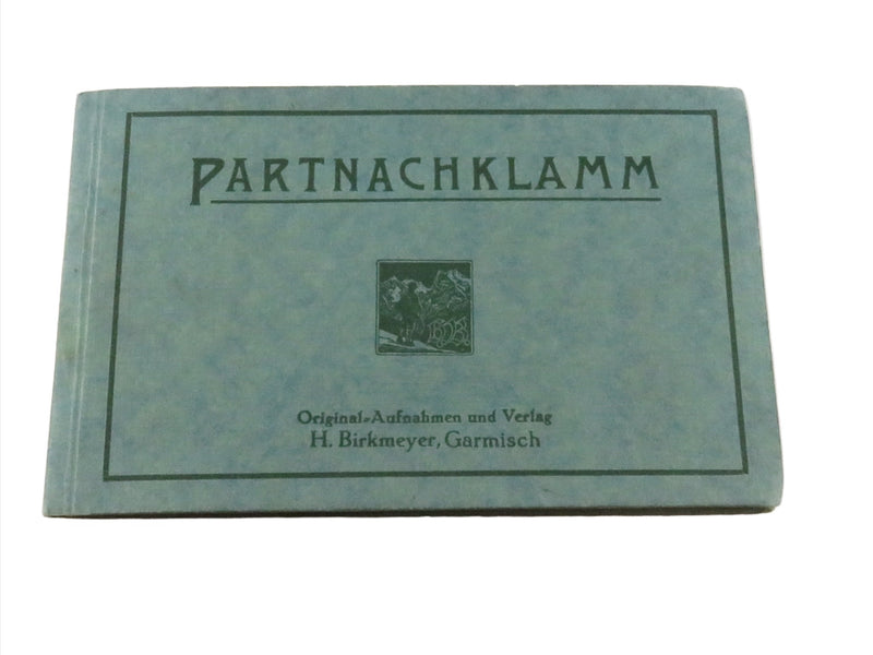 Rare Antique Detachable Photo Postcard Book Partnachklamm H Birkmeyer Garmisch