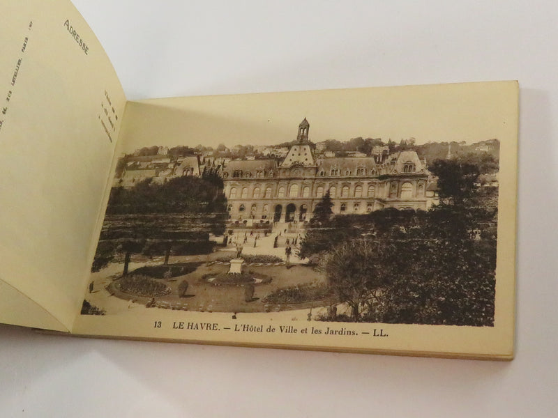 Antique Detachable Photo Postcard Book Le Havre Series 1 Vues of France? Grand T