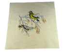Medium Completed Bird Themed Needlepoint Canvas 14" x 14" product image for Just Stuff I Sell, clear front view, neutral background, original listing photo, optimized descriptive alt text, centered composition