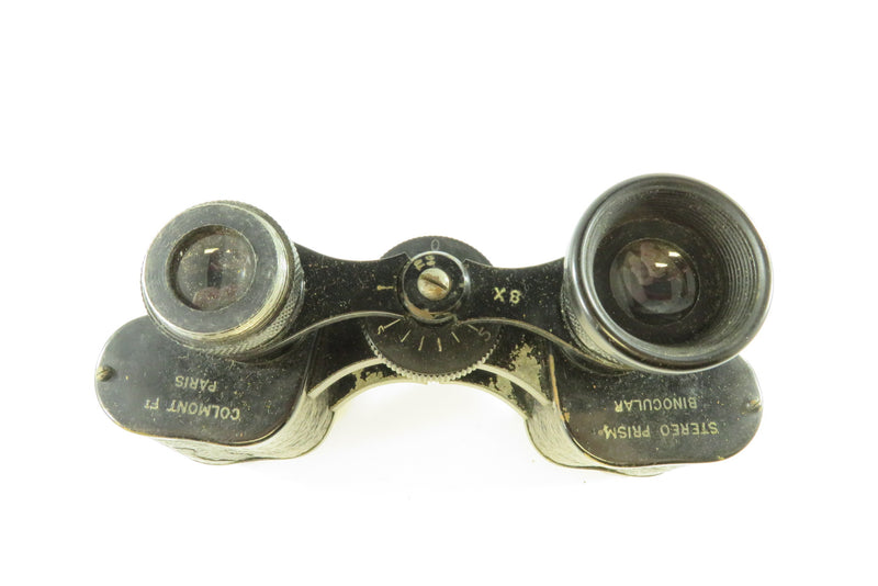 Antique Colmont Paris F1 Stereo Prism 8x Binoculars For Parts