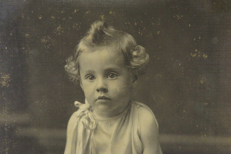 A c1915 Photograph of Wilhelmina Fletcher Dressed like a Kewpie Doll Kodak Paper