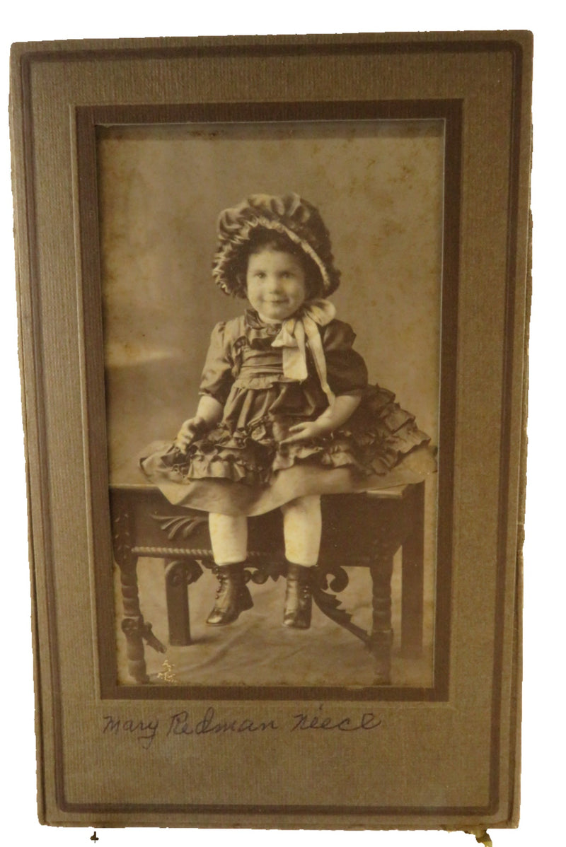 A c1915 Real Photograph Post Card of Mary Redman in a Little Bo-Peep Outfit