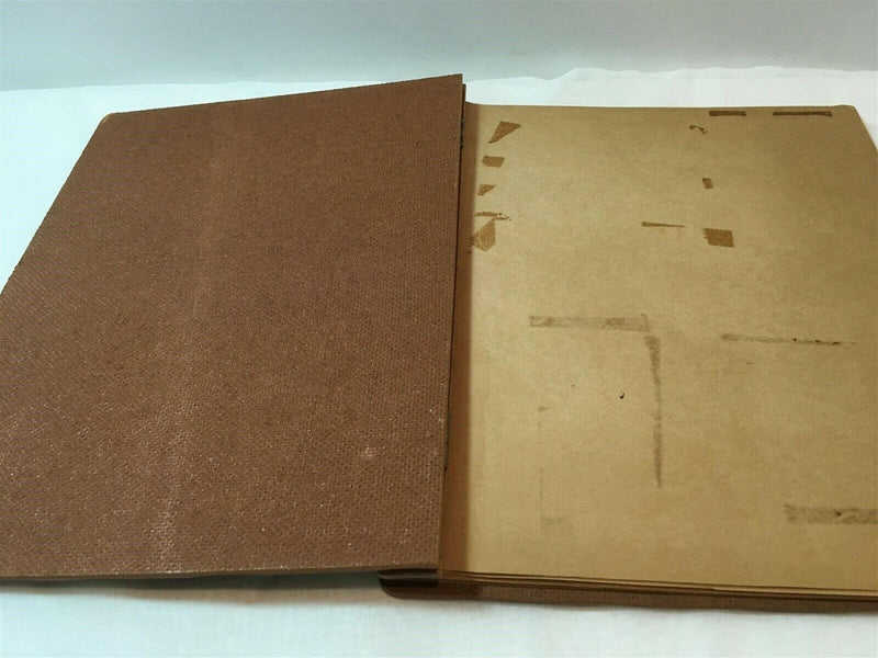 1940's "My Scrap Book" 10"x12" Leather Wrapped Spine Faux Wood Covers - Just Stuff I Sell