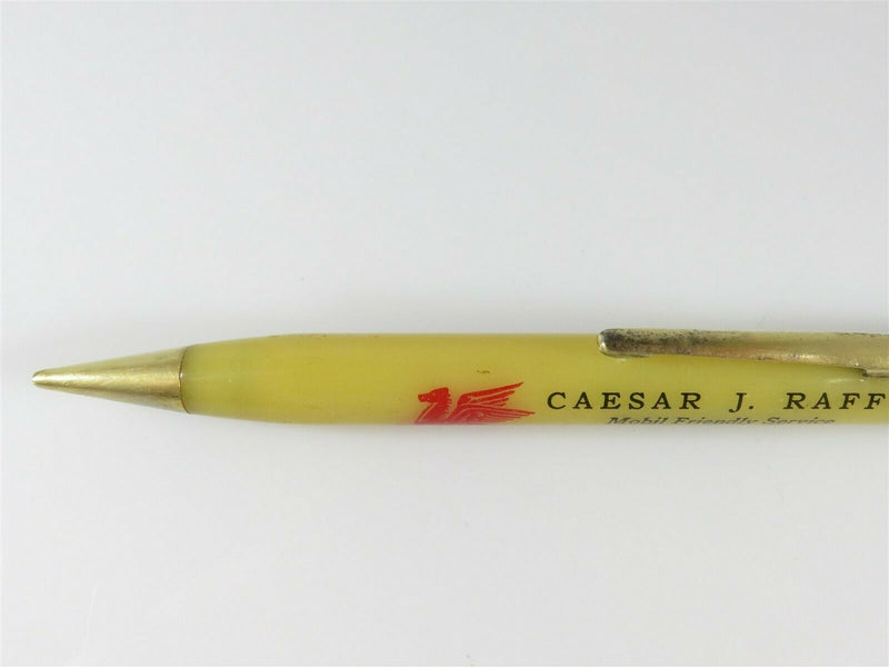 Vintage Mobil Pegasus Gas Station Mech Pencil Caesar J Raffo Vinland NJ - Just Stuff I Sell
