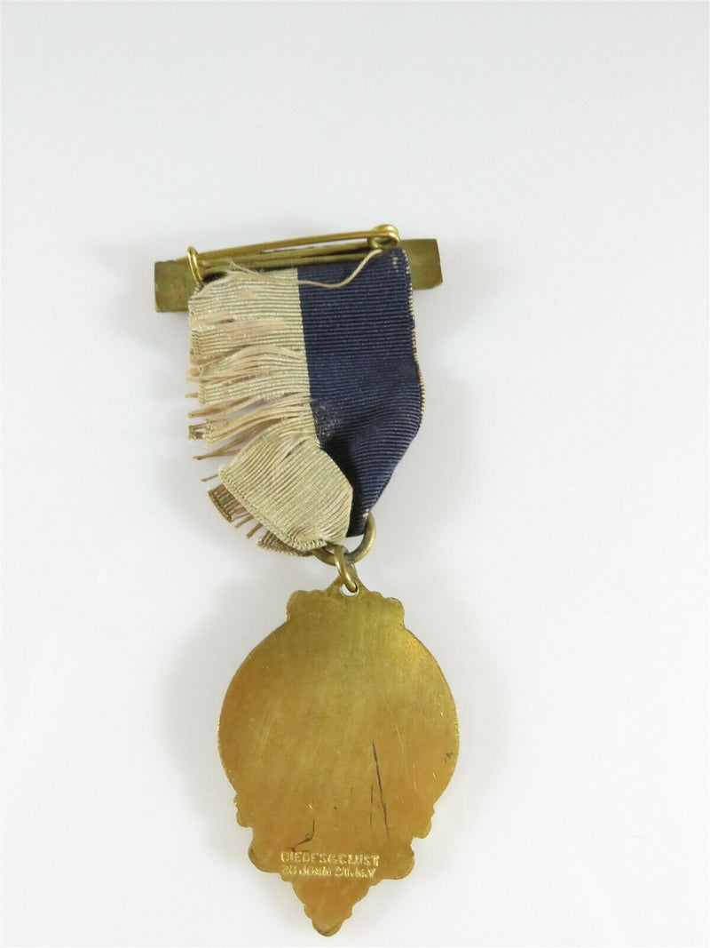 Vintage Greek "Hermes PP" Medal Dieges Clust Director Medal Gold Gilded - Just Stuff I Sell