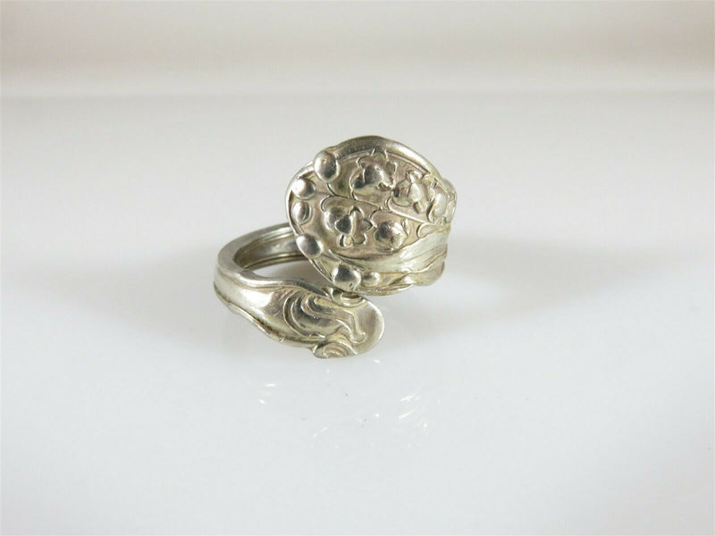 Nice Sterling Silver Spoon Ring Size 7.75 Approx - Just Stuff I Sell