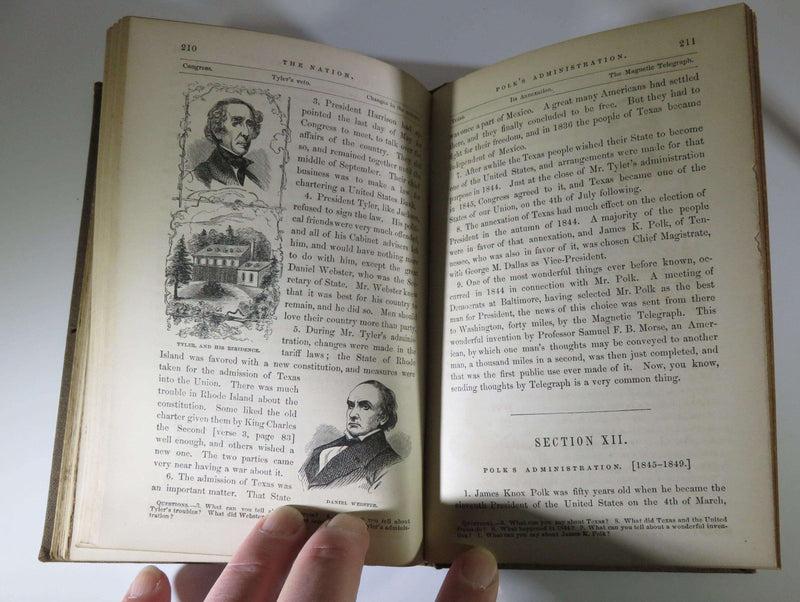 A Primary History of the United States 1866 Benson J Lossing with Engravings - Just Stuff I Sell