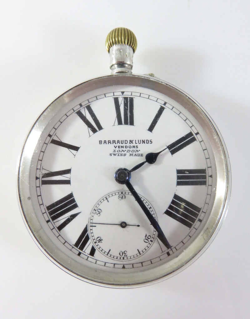 935 Silver Barraud & Lunds Vendors Cornhill London Swiss Made Pocket Watch