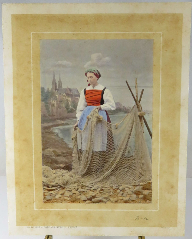 c1869 Canton de Bâle, Switzerland Tinted Photograph Adolphe Braun Costumes De Su