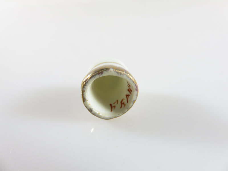 Vintage Fine Porcelain Miniature Sewing Thimble Miniature Made in France