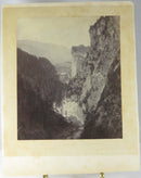 Le Johannisberg a la Via-Mala, Switzerland c1869 Photograph Adolphe Braun — Silver — front view