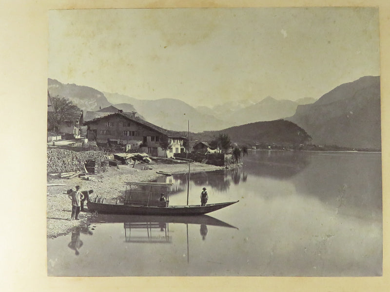 Oberland bernoise Lac de Brienz., Switzerland c1869 Photograph Adolphe Braun
