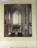 Interior St Elizabeth Church Basel, Switzerland c1869 Photograph Adolphe Braun — Silver — front view