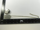 WWII Museum dog tag necklace and MIA button pin