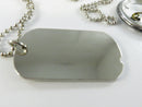 Close view of Charter Member dog tag inscription