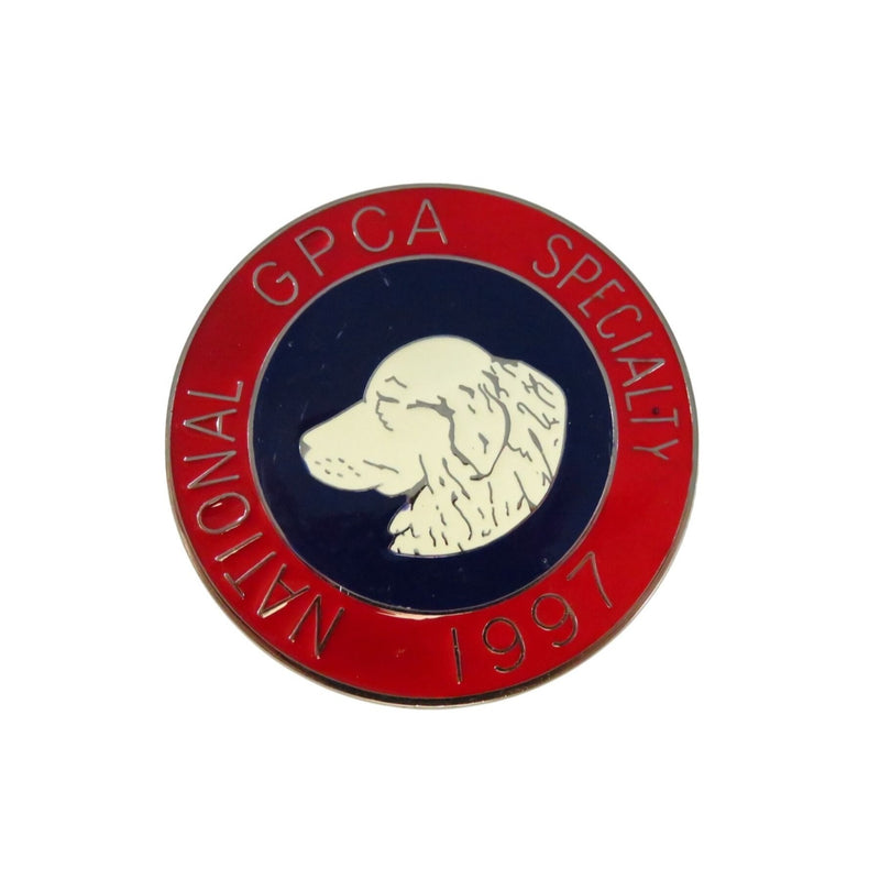 National GPCA Specialty 1997 Medallion 2.25" Great Pyrenees Club Collectible