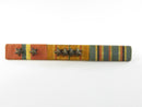Front of WWII three-ribbon military bar with six bronze service stars