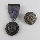 Tiffany & Co Sterling Metropolitan Life Insurance Faithful Service Medals product image for Just Stuff I Sell, clear front view, neutral background, original listing photo, optimized descriptive alt text, centered composition variant 2