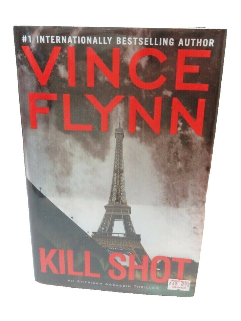 Kill Shot by Vince Flynn (2012, Hardcover) 1st Edition Autographed Collector! product image for Just Stuff I Sell, clear front view, neutral background, original listing photo, optimized descriptive alt text, centered composition variant 2