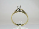 14K Diamond Engagement Ring .25 CTW Engagement Ring Size 7.25