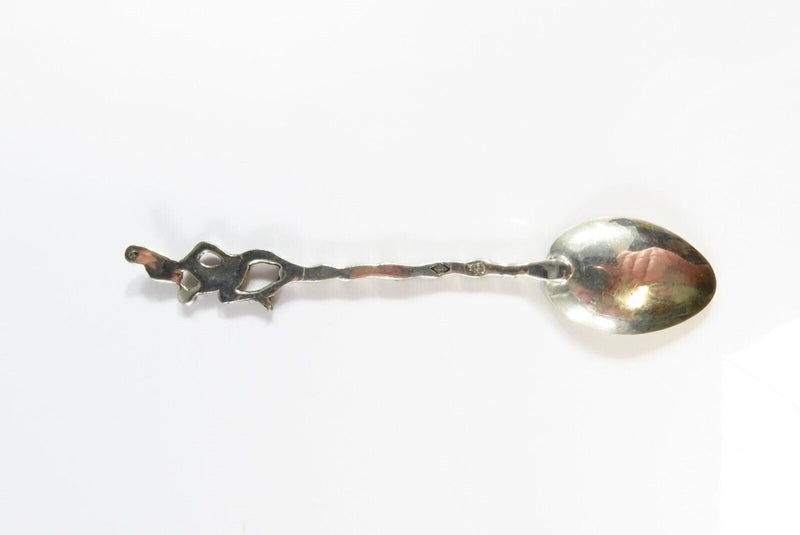 Smoking Pipe Design 833 Silver Brazilian Demitasse Coffee Baby Diminutive Spoon