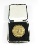 Circa 1912 Alexander Clark Co LTD Gold Washed Sterling Silver Agriculture Medal product image for Just Stuff I Sell, clear front view, neutral background, original listing photo, optimized descriptive alt text, centered composition variant 2