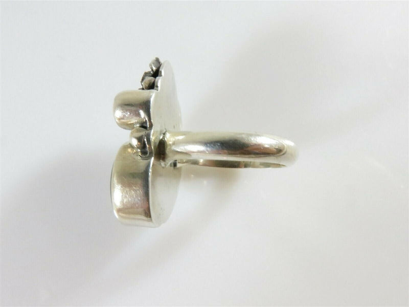 Lovely Opal Doublet Sterling Silver Native American Style Statement Ring Sz 7.25 product image for Just Stuff I Sell, clear front view, neutral background, original listing photo, optimized descriptive alt text, centered composition variant 9