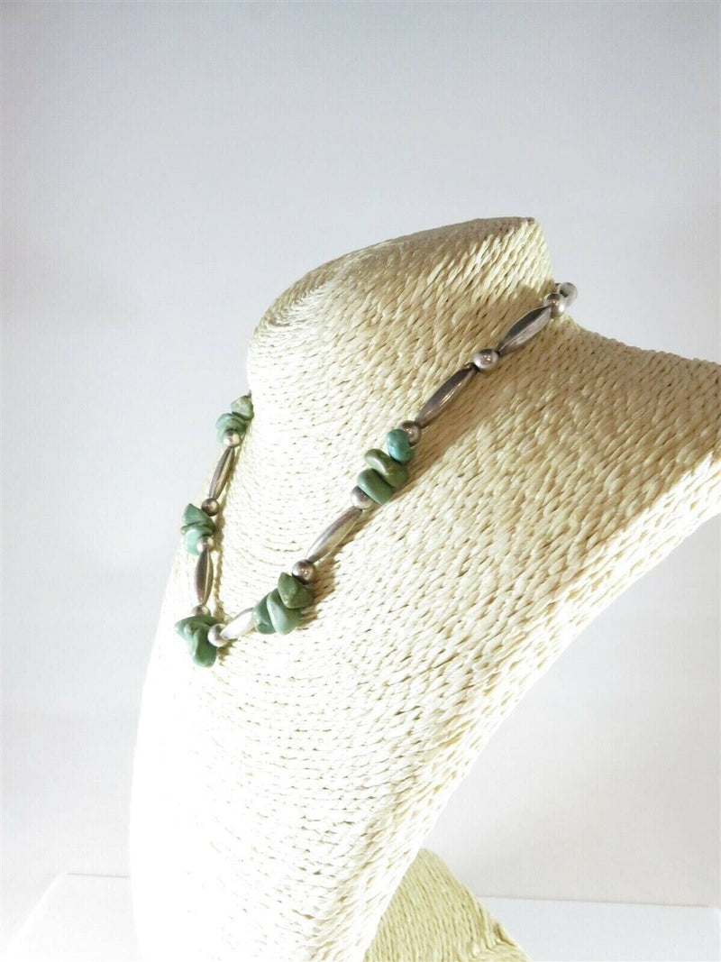 Old Turquoise Melon Bead & Pearl Bead Necklace Fred Harvey Style Navajo Necklace product image for Just Stuff I Sell, clear front view, neutral background, original listing photo, optimized descriptive alt text, centered composition variant 4