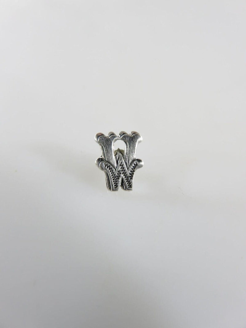 Letter W Ring Insert for Signet Monogram Rings Hardstone Ring 7.89mm product image for Just Stuff I Sell, clear front view, neutral background, original listing photo, optimized descriptive alt text, centered composition variant 4