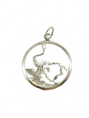 Unisex Scorpio Horoscope Sign 833 Portugal Silver Pendant or Charm 1 1/8" — Jewelry & Watches:Fine Jewelry:Fine Necklaces & P