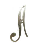 Letter A Vanity Brooch in Sterling Silver Letter A Initials Brooch Etched Design — Jewelry & Watches:Fine Jewelry:Fine Pins &