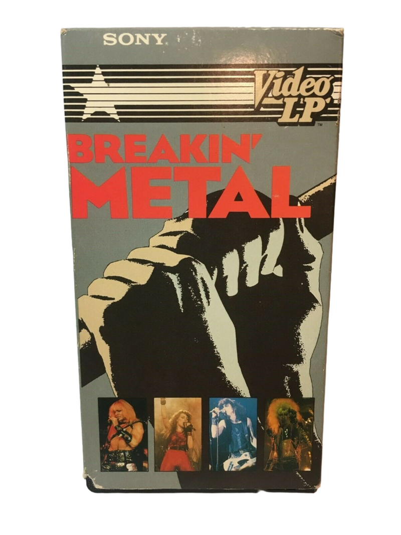 Breakin' Metal Sony Video LP 59 Minute VHS Thor, Nazareth, DiAnno & More