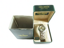 Men's Helbros Quarts 8362 Brushed Metal Wrist Watch