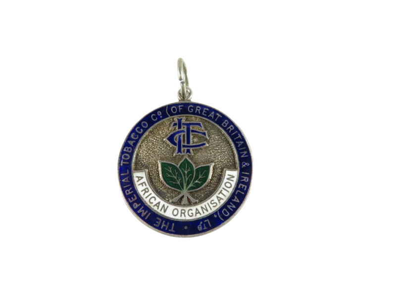 The Imperial Tobacco Co African Organisation GB Ireland Sterling FOB Charm — Jewelry & Watches:Watches, Parts & Accessories:P