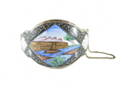 Art Deco Bracelet Enamel Silver Bangle Scenic Floral Vintage 1930's Cuff — Jewelry & Watches:Vintage & Antique Jewelry:Fine:A