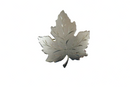 Vintage Maple Leaf Brooch Pin Nice Acid Washed Style Textured Sterling Silver — Jewelry & Watches:Vintage & Antique Jewelry:F
