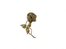 Vintage Gold Vermeil Sterling Silver Beau Flower Brooch product image for Just Stuff I Sell, clear front view, neutral background, original listing photo, optimized descriptive alt text, centered composition