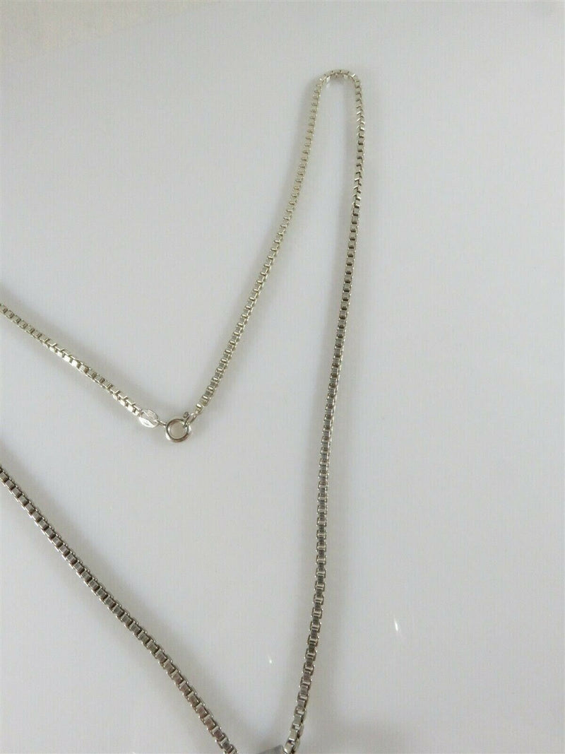 Vintage Beaded Cross 3" x 2" with 24" Box Chain House of Bangles Sterling product image for Just Stuff I Sell, clear front view, neutral background, original listing photo, optimized descriptive alt text, centered composition variant 5