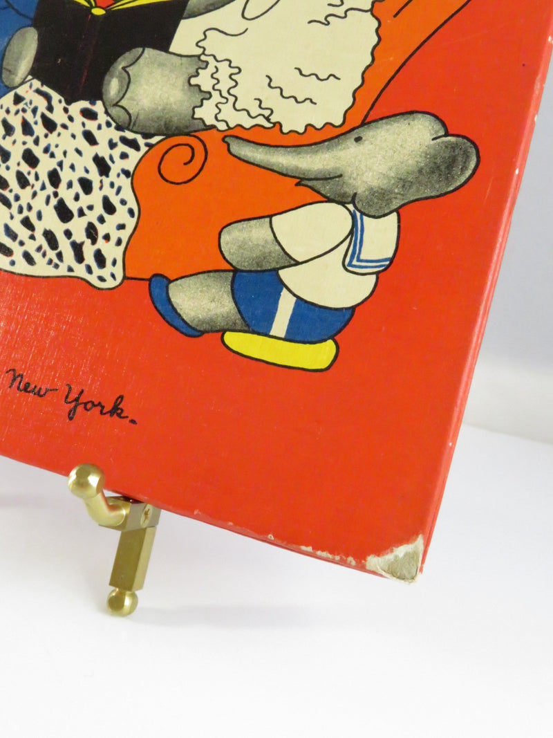 Babar and His Children Jean de Brunhoff 1960 Random House Vintage Book