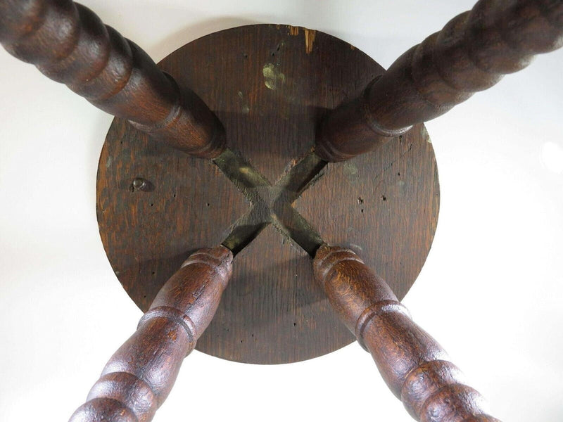 Antique Wood Foot Rest Antique Solid Wood Stool Rest Circa 1880's 14" High product image for Just Stuff I Sell, clear front view, neutral background, original listing photo, optimized descriptive alt text, centered composition variant 7