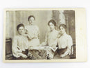 Unnamed Sitters Four Woman At a Table Karl Dreyer Kiel Germany Antique Photograp product image for Just Stuff I Sell, clear front view, neutral background, original listing photo, optimized descriptive alt text, centered composition variant 9