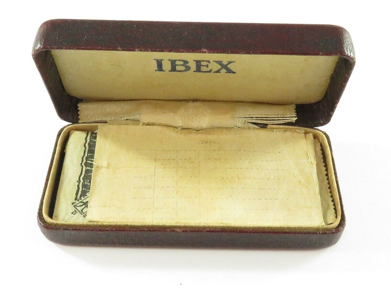 Rare Art Deco Ibex Watch Company Leatherette Watch Box with Receipt & Warranty C