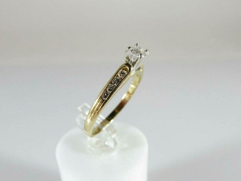14K Diamond Engagement Ring .25 CTW Engagement Ring Size 7.25