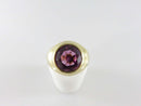 18K Gold Beehive Ring 60's Style 18K Honey Ring Round Cut Purple Sapphire product image for Just Stuff I Sell, clear front view, neutral background, original listing photo, optimized descriptive alt text, centered composition variant 16