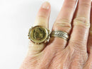 14K Gold Coin Ring OOAK Prussia Friedrich III 1888 O 10 Mark Gold Coin Ring
