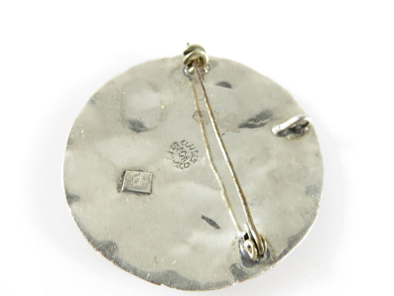 Vintage 925 Fancy Pack Mule Brooch Abalone Inlay Taxco FCA Eagle 3 Pendant product image for Just Stuff I Sell, clear front view, neutral background, original listing photo, optimized descriptive alt text, centered composition variant 6