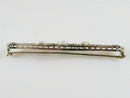 Art Deco White Gold Diamond Filigree Bar Brooch 14K – Antique Pin