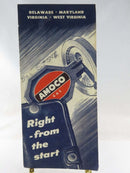1956 Amoco Gas Delaware, Maryland, Virginia, W. Virginia Map Rand McNally Map Art product image for Just Stuff I Sell, clear front view, neutral background, original listing photo, optimized descriptive alt text, centered composition variant 6